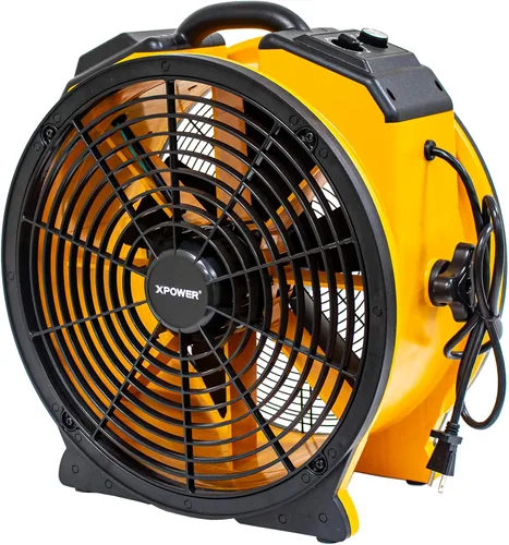 Miniatura 3 de XPOWER FA-420-6 VENTILADOR DE MUELLE (Amarillo)