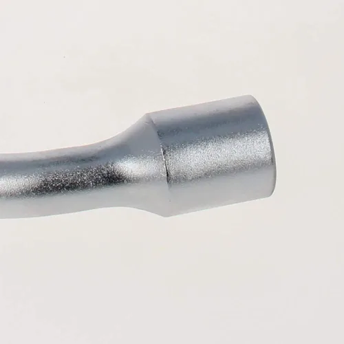 Miniatura 7 de Heyiarbeit Llave de llanta de repuesto de coche para Jack - L Tipo Hexágono 0.669 in Ranurado End Socket Herramienta de reparación 1pcs