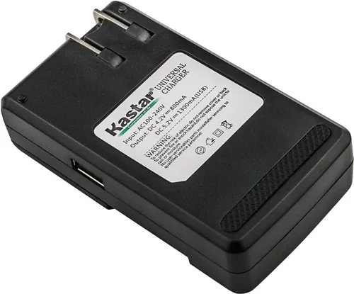 Miniatura 3 de Kastar 2-Pack BL-5B Battery and Smart LCD Charger for Tecsun X3, A3, A5 Devices; 3.7V Output Voltage