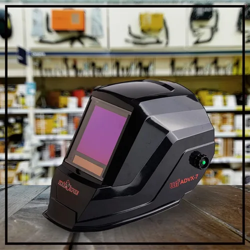 Miniatura 5 de Casco de soldadura con área de visión de 3.94 pulgadas x 3.64 pulgadas, cuenta con cuatro sensores de arco para oscurecimiento automático de sombra