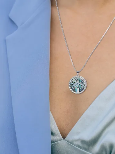 Miniatura 13 de SmileBelle Tree of Life Necklace as Birthday Gifts for Mom Grandma, Mom Gifts for Stepmom as Bonus Mom Gifts From Daughter, Silver Mother in Law