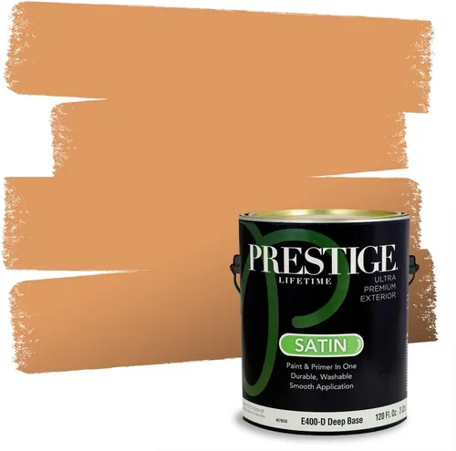 Miniatura 49 de PRESTIGE Pintura exterior e imprimación en uno, bronceado Aberdeen, plano, 1 galón