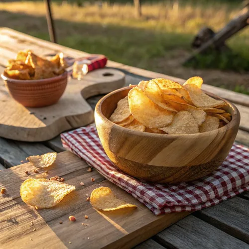 Miniatura 6 de Utz Papas fritas para barbacoa, 1 onza (paquete de 60), papas fritas crujientes hechas de papas frescas, aperitivos individuales crujientes