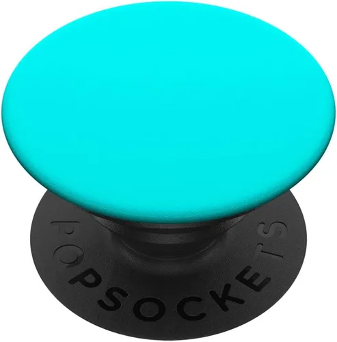 PopSockets Agarre para teléfono con soporte expansible - Bright Aqua PopSockets intercambiable PopGrip