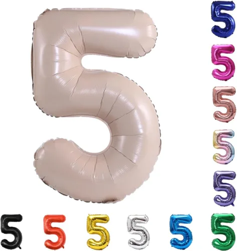 Miniatura 151 de YPSelected Globo grande de 32 pulgadas de helio con números 0-9 de papel de aluminio azul para cumpleaños, bodas y fiestas (Azul, 3)