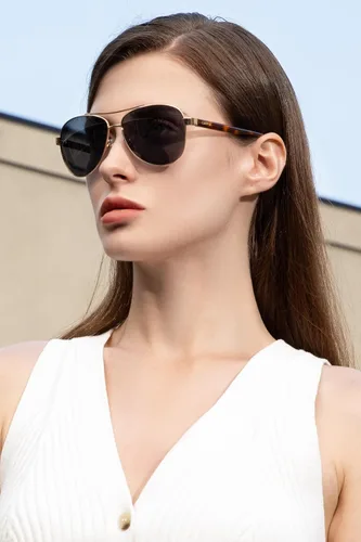 Miniatura 47 de CARFIA Gafas de sol polarizadas para mujer, protección UV, brazos de acetato, marco de metal, sombras para mujer, CA3216