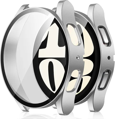 Miniatura 18 de Amizee Paquete de 2 fundas protectoras de pantalla compatibles con Samsung Galaxy Watch Ultra (2025/2024) de 1.772 pulgadas, con protector de negro