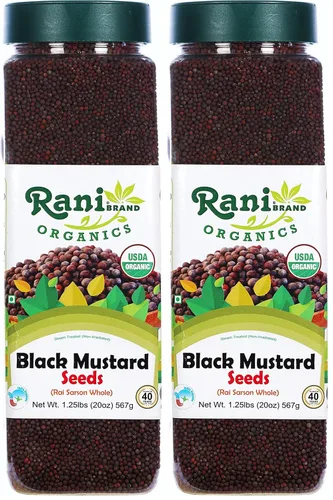 Miniatura 12 de Rani - Semillas de mostaza molida, especias en polvo (Rai Sarson) 3 onzas (3.00 oz) tarro de PET ~ Todo natural Apto para gluten Sin OMG