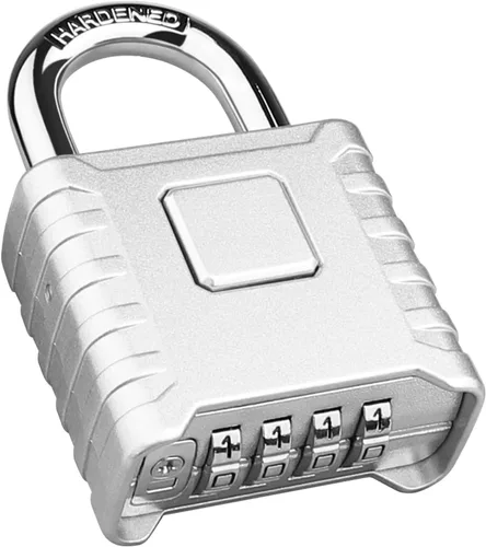 Miniatura 20 de Paquete de 2 Candados de Combinación Grandes [Desbloqueo con Un Toque], Diyife® Candado Resistente para Exteriores a Prueba de Intemperie Diseño