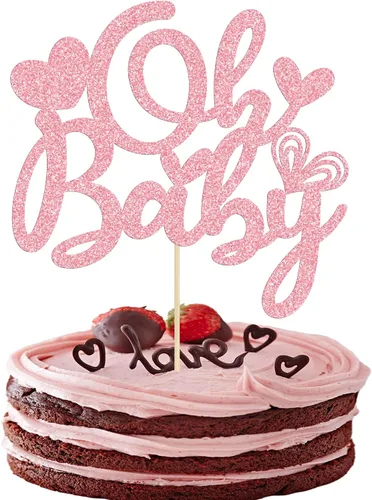 Miniatura 25 de 24 piezas de decoración de cupcakes con purpurina dorada para el día de San Valentín, temática de San Valentín, fiesta de cumpleaños, suministros
