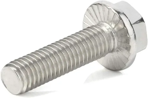 Miniatura 2 de M6 x 0.394 in 0.472 in 0.630 in 0.787 in 0.984 in Brida Tornillos de cabeza hexagonal brida Surtido de tornillos hexagonales, acero inoxidable 18-8