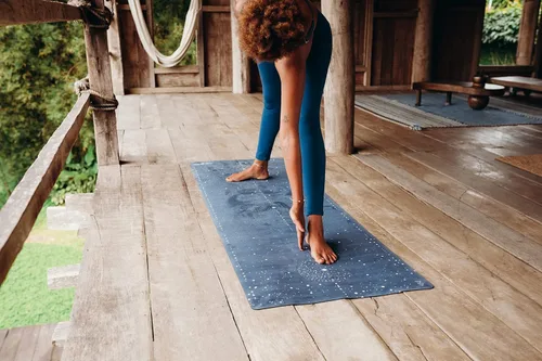 Miniatura 5 de YOGA DESIGN LAB La Esterilla Combo para Yoga Eco Luxury Ideal para Yoga Caliente, Power, Bikram, Ashtanga, Sudor Calidad de Estudio