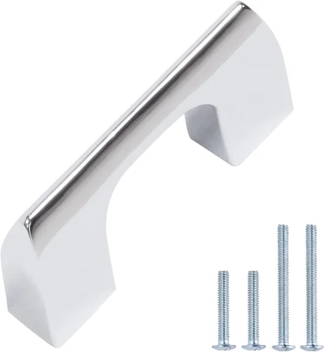 Miniatura 24 de Paquete de 10 manijas de metal de pistola con agujero central de 1-1/4 pulgadas Perillas de metal sólido para gabinetes de baño y decoración