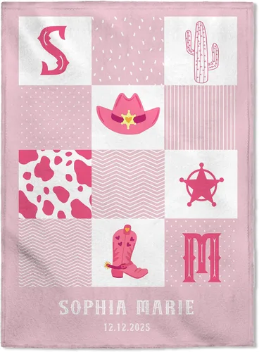 Miniatura 13 de FLOCHIL Manta de bebé personalizada para niñas, manta de bebé personalizada con nombre, manta de bebé de conejo personalizada, regalo para baby