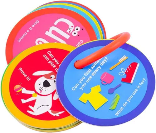 Miniatura 5 de MOLLYBEE KIDS Tarjetas de búsqueda del tesoro para preescolar en casa, juegos preescolares, regalos para edades 3, 4