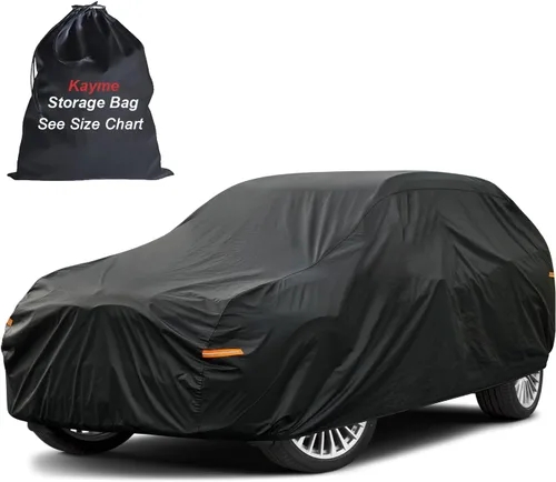 Miniatura 17 de Kayme Funda impermeable para automóvil deportivo para todo tipo de clima. Consulta la tabla de tallas del vehículo para un ajuste preciso. Cubierta