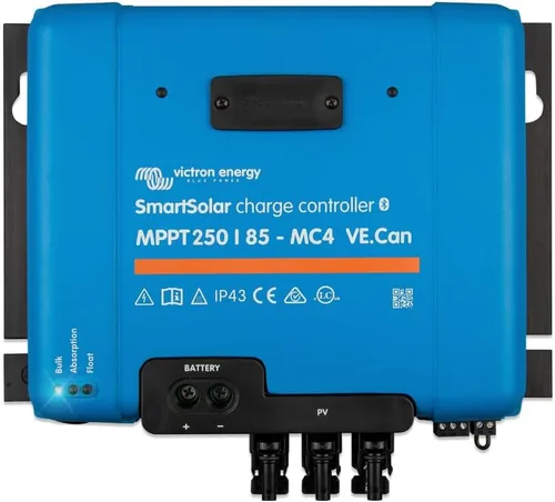 Controlador de carga solar Victron Energy SmartSolar MPPT MC4 Compatible VE.Can (Bluetooth) - Controladores de carga para paneles solares - 250V, 85