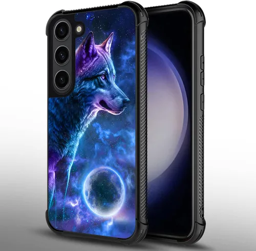 Miniatura 133 de CARLOCA Funda compatible con Samsung Galaxy S22 Ultra, diseño gráfico de Star Howling Wolfs Samsung Galaxy S22 Ultra, diseño gráfico, a prueba