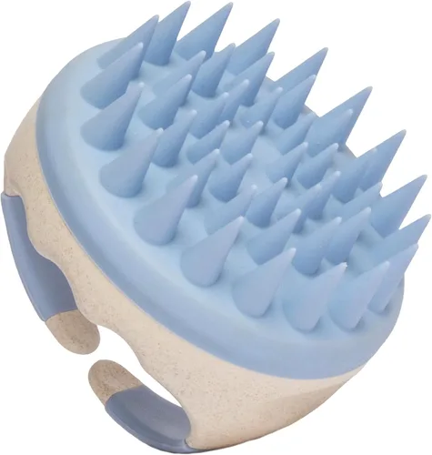 Miniatura 6 de Cepillo de champú y exfoliante para el cuero cabelludo, masajeador de cuero cabelludo de silicona suave, estimulador del crecimiento del cabello