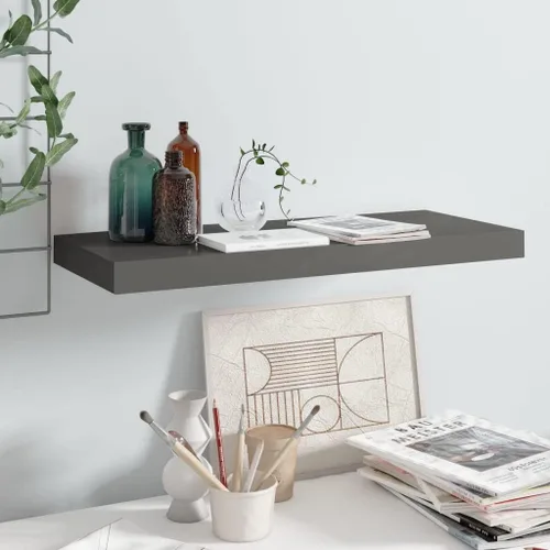 Miniatura 34 de Estantes flotantes de pared, juego de 4 estantes decorativos para montar en la pared, estante colgante con soportes invisibles para decoración