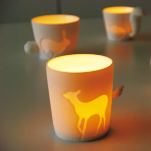 Miniatura 7 de KINTO 16240 Taza de porcelana de conejo Mugtail