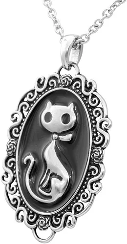 Miniatura 2 de Controse Cat Silhouette Cameo Necklace