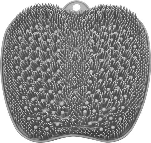 Miniatura 8 de BESKAR XL Esterilla grande para limpiar los pies en la ducha - Limpiador de pies para la ducha para eliminar callos y piel muerta, esterilla de Rosa