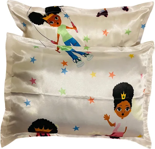 Miniatura 17 de Sábana bajera ajustable de satén para cama infantil, cama individual, sofá cama para retener la humedad del cabello (sábana individual)