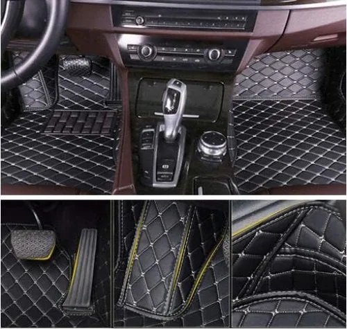 Miniatura 2 de Alfombrillas personalizadas para el piso del automóvil, se ajusta al 98% de los sedán, SUV, deportivos, protectores de cuero impermeables, alfombras