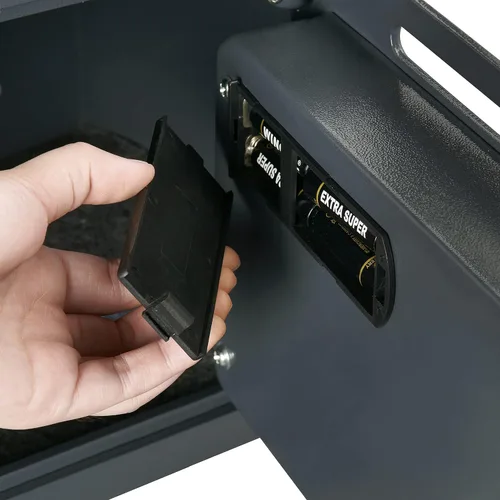 Miniatura 8 de Caja Fuerte de Depósito - Caja de Seguridad Digital Compacta de Acero para Dinero con Teclado - Deposita Efectivo Fácilmente - Para Hogar o Negocio