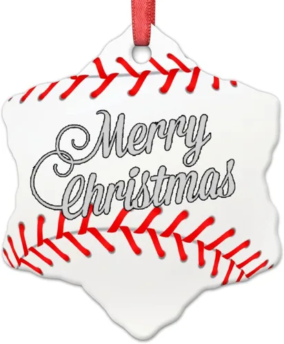 Miniatura 8 de Adornos de pelota de tenis para árboles de Navidad, adornos deportivos de Navidad personalizados 2022, adornos colgantes conmemorativos de Navidad