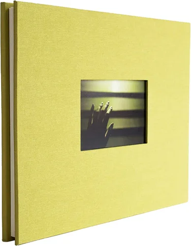 Miniatura 2 de Kolo Newport Scrapbook, 11 x 14 pulgadas, ideal para álbumes de boda, libros de bebé y diarios de viaje, Chartreuse