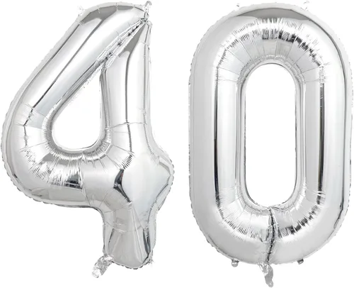 Miniatura 70 de SINBEE Globo dorado del número 10, papel de aluminio Mylar de 40 pulgadas, decoración de fiesta reutilizable para cumpleaños, aniversario, Oro