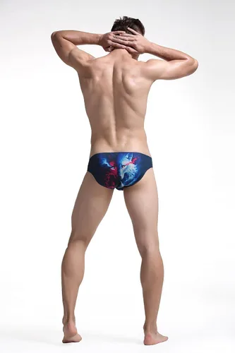Miniatura 4 de Azuki Ropa interior estampada en 3D para hombre