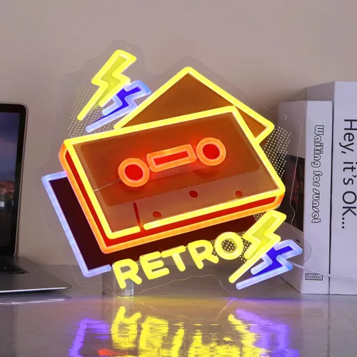 Miniatura 20 de Adorable letrero de neón de helado LED para decoración de pared, luz USB y batería para habitación de niños, dormitorio, sala de juegos, regalo