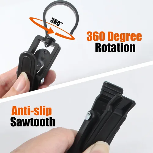Miniatura 3 de Ganchos giratorios de plástico para colgar, ganchos giratorios súper fuertes, ganchos para ropa, clips de ropa, perchas de armario para el hogar
