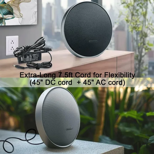 Miniatura 6 de HQRP - Cargador de repuesto de 19 V y 65 W - Compatible con Harman Kardon Onyx Studio 1 2 3 4 5 6 7 Altavoz Bluetooth inalámbrico - Adaptador