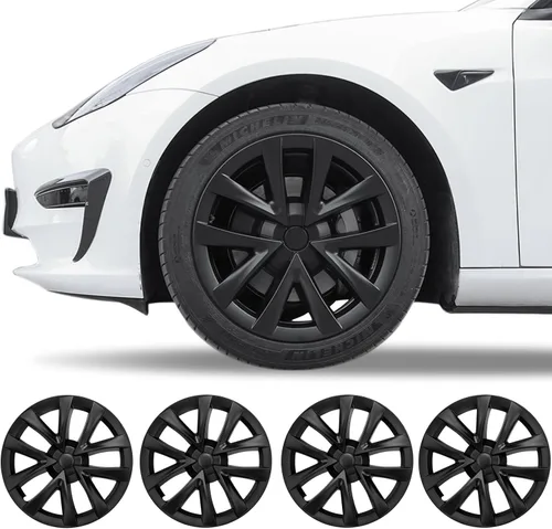 Miniatura 9 de Tapacubos modelo 3 – 18 pulgadas Aero cubiertas de rueda de repuesto 18 pulgadas modelo S a cuadros Arácnidos versión tapas de cubo compatibles