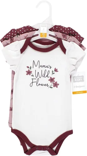 Miniatura 264 de Hudson Baby baby-girls Cotton Bodysuits 3-pack