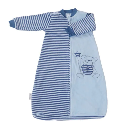 Miniatura 11 de Saco de dormir para bebé, manta de manga larga de terciopelo de algodón para niñas y niños pequeños, rosa, cremallera de 2 vías, sensación de Rosado