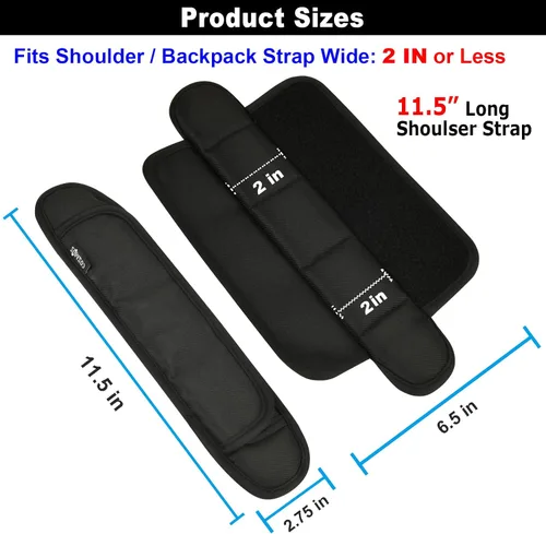 Miniatura 2 de Cosmos 2 almohadillas universales para correa de hombro, repuesto para laptop, mensajero, bolsa de viaje, guitarra, correa de hombro para asiento
