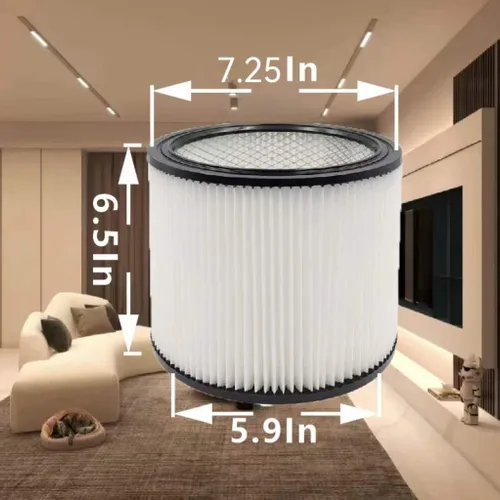 Miniatura 2 de Filtro de repuesto para filtros Shop Vac 90304 90585 Filtro Shop Vac húmedo y seco - Perfecto para aspiradora húmeda y seca Filtros Shop Vac de 5