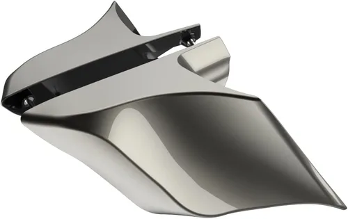 Miniatura 77 de Advanblack Barracuda - Cubiertas laterales estiradas plateadas (brillantes), paneles extendidos para Harley Touring Street Glide Road Glide Electra