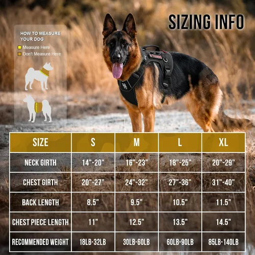 Miniatura 2 de OneTigris Arnés táctico sin tirones para perros pequeños, chaleco reflectante K9 de fácil control con paneles de gancho y bucle, arnés ajustable