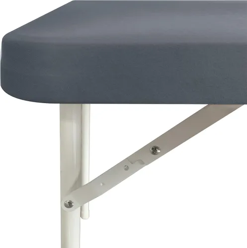 Miniatura 28 de Mantel elástico para mesa auxiliar de cóctel, ajustable de elastano, tamaño pequeño, para mesa auxiliar, 24 x 24 pulgadas, color beige