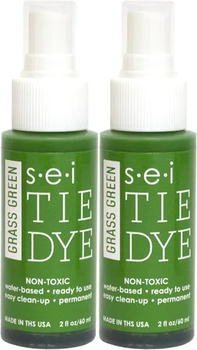 Miniatura 41 de S.E.I. Botella de spray de teñido anudado de caléndula: 2 oz. Spray de tinte de tela no tóxico, tinte permanente para ropa DIY, One Step