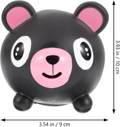 Miniatura 2 de TOYANDONA Juguetes de descompresión con ventilación para aliviar el estrés, pelota para perros, regalos para clase excepcional, juguetes para Negro
