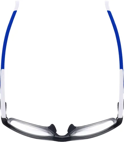 Miniatura 5 de BroLizard - Brazos de repuesto para Oakley Crosslink Glass Satin White Frame - Azul oscuro