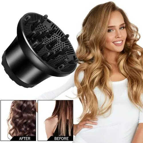 Miniatura 2 de Difusor universal para secador de pelo, boquilla de secador de pelo, accesorio para cabello rizado y cabello ondulado natural, herramientas
