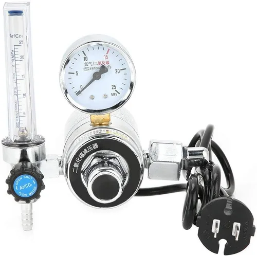 Miniatura 3 de Regulador de presión de acero inoxidable, regulador de presión de CO2 de soldadura de ahorro de energía, equipo de soldadura de calefacción